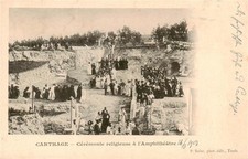 Carthage Carthage Carthage Tunisia C�r�monie religieuse a l Amphith��tre