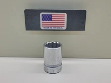 3/4" Socket 1/2 Drive SAE 12 Point Duro Indestro 1224 New Old Stock Vintage USA