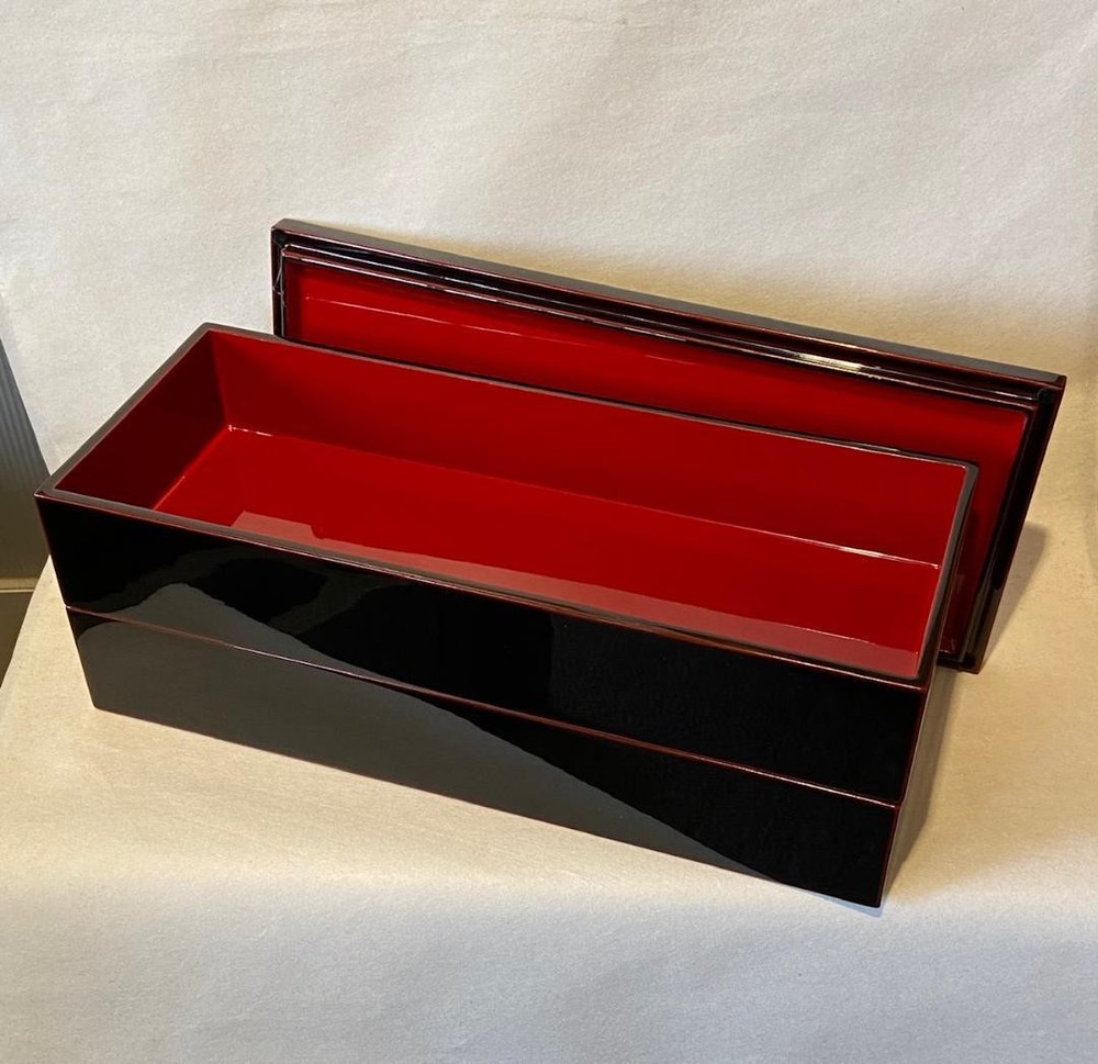 Jubako Bento Box Japanese Echizen lacquer ■ hors d'oeuvre heavy cherry blossom v Jubako Bento Box Japanese Echizen lacquer ■ hors d'oeuvre heavy cherry blossom v