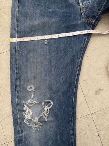 31x32 Levis 501 Jeans 60s Vtg USA Big E V Stitch Distressed Redline - Picture 6 of 21