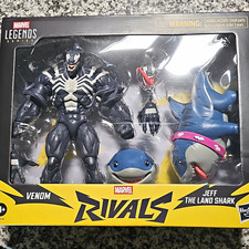 Hasbro Marvel Legends Series Venom & Jeff Land Shark Boxed Set w  Accessories