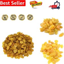 Seedless Dried Golden Raisins, 1kg, All-natural, Whole Natural Dried Fruit, N... 15.99 per kilo