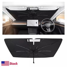 2017-2025 Tesla Model 3 Y Windshield Sunshade Umbrella 100 Heat Protection