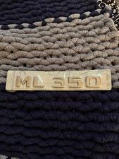 Benz ML 350 AMG Letter Emblem Trunk Logo Nameplate Badge Decorate Sport Chrome