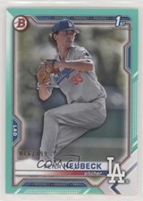 2021 Bowman Draft Aqua 16/199 Peter Heubeck #BD-146 1kk