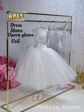 4PCS For Fashion Royalty Integrity Poppy Parker NuFace Dolls Dress Shoes Bag 1/6