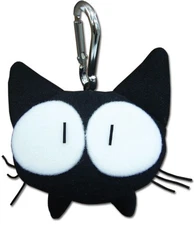 FLCL Takkun Black Cat Mini Plush Doll Anime Licensed NEW!