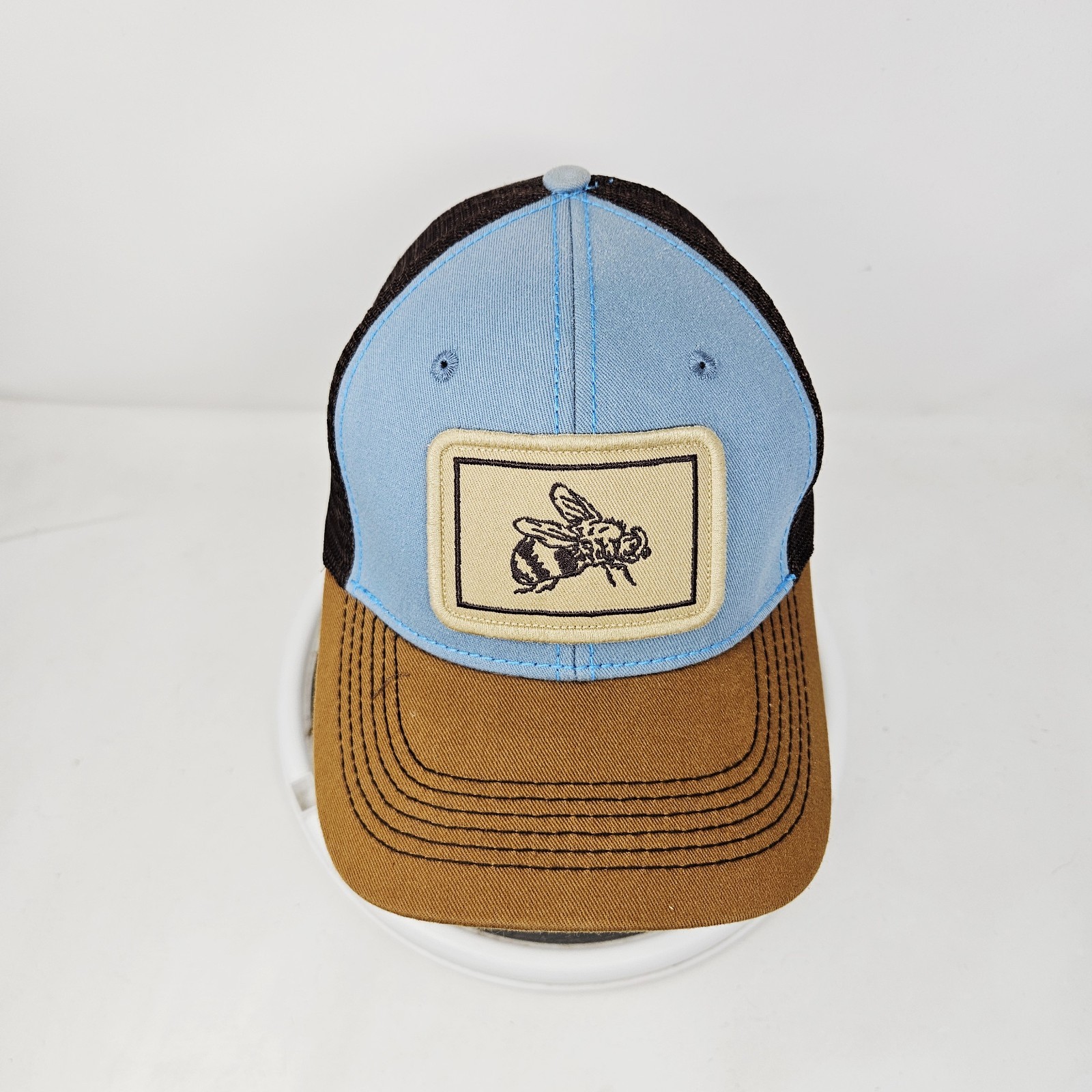 Bumblebee Embroidered Patch Mesh Back Snapback Ha… - image 2