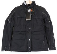 Tucano Urbano Iris Damen Jacke IT38 Schwarz Wasserdicht Atmungsaktiv Moto Jacke