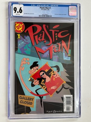 Plastic Man #1 CGC 9.6 White Pages DC Comics 2/04 Kyle Baker