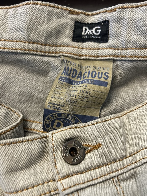 D&G Dolce & Gabbana Men's Audacious Jeans Sz42 RARE