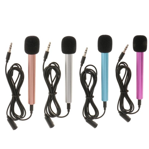 Mini Microphone Mic pour téléphone portable Argent - Photo 7/7