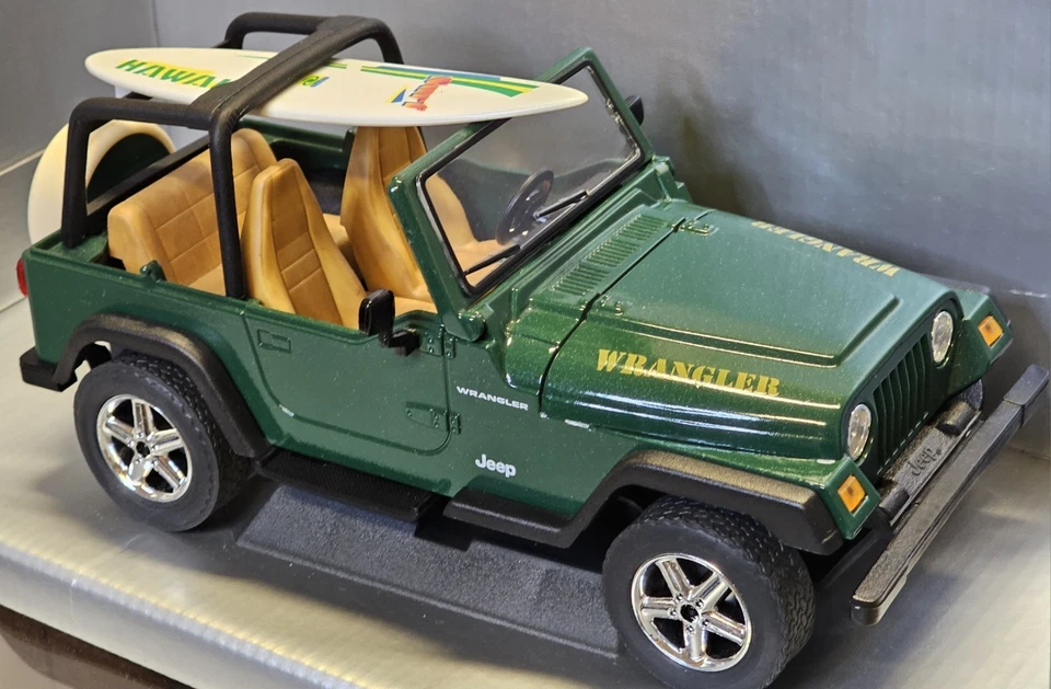 Jeep Wrangler California Surf Solido Club # 9010 1/18 1:18 Scale Diecast - Image 2 of 4