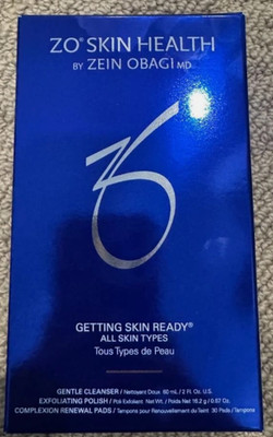 ZO Getting Skin Ready Kit with Gentle Cleanser, Exfoliating Polish, and 30 Pads