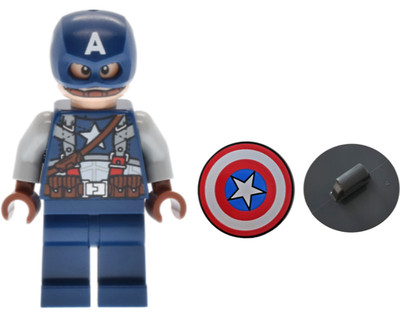 LEGO Super Heroes Minifigur - sh1011 - Captain America - aus 76313