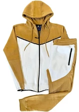 Men's Soft Fleece Warm Sweat Jacket & Sweatpants Fleece Sweatsuit