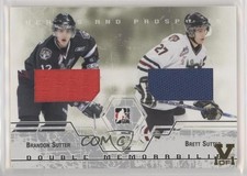 2007-08 ITG Heroes and Prospects Silver Vault Gold 1/1 Brandon Sutter Brett 1j8