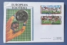 1996 Guernsey £5 Coin PNC. European Football. 02224.