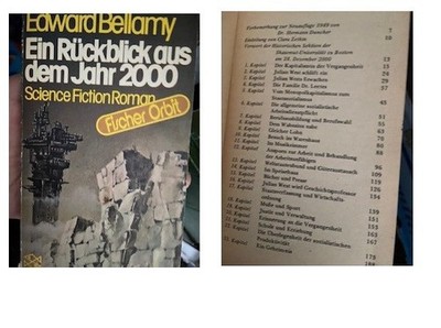SF Taschenbuch ''Rückblick aus dem Jahr 2000'' utopischer Roman von Edward Bellamy