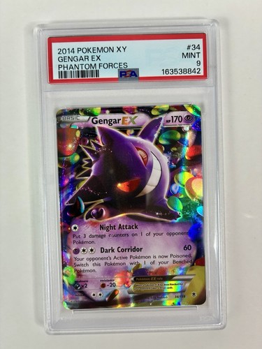 Gengar-EX graded PSA 9 for sale on eBay