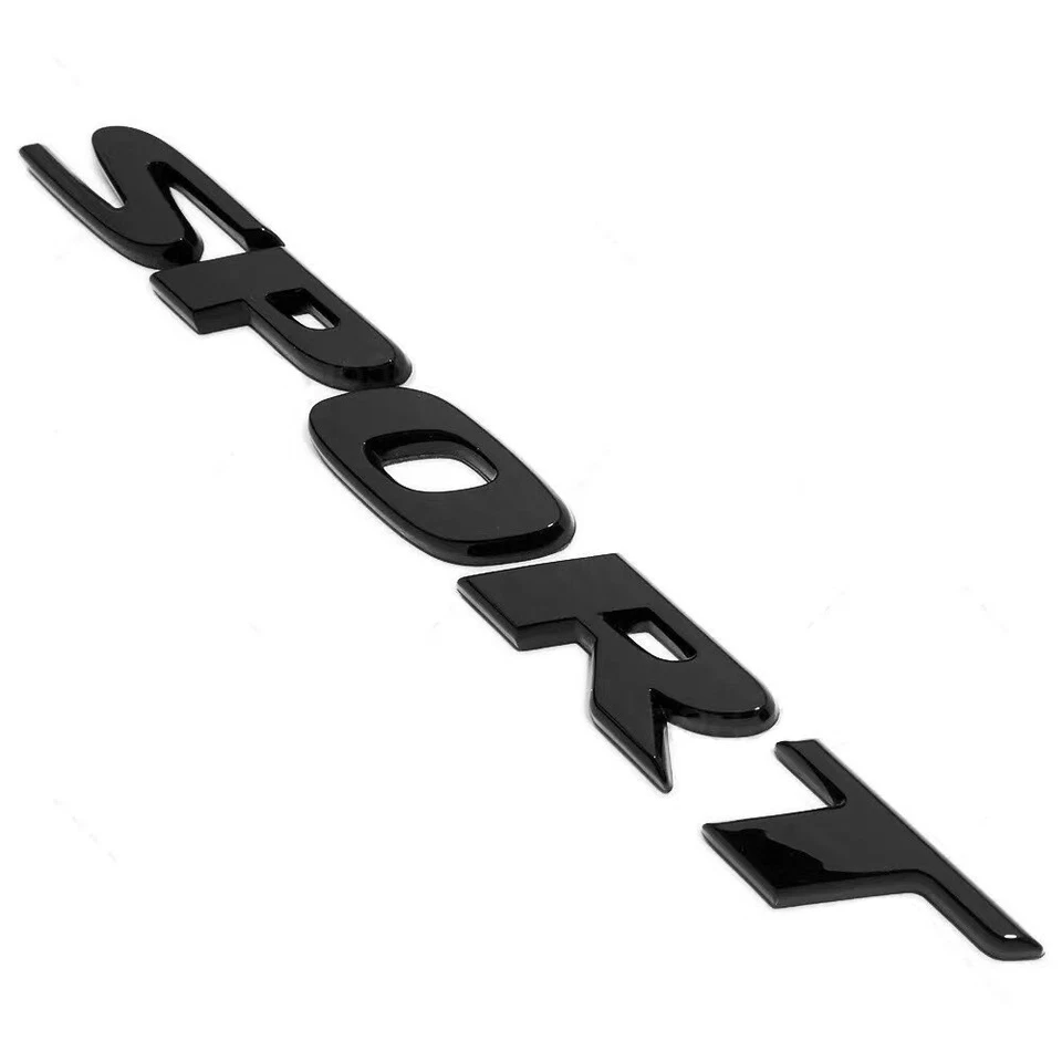 Rear Trunk Lid Letter Logo Emblem Nameplate Gloss Black Fits Honda ACCORD CIVIC Foto 3 de 4