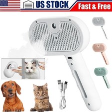 3 In 1 Cat Steam Brush Pet Electric Spray Massage Comb Dog Hair Removal Tool