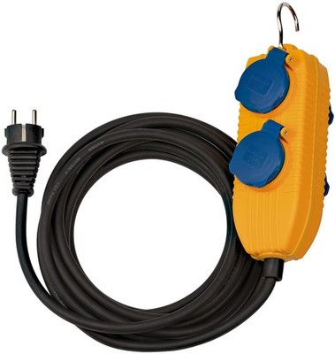 Brennenstuhl Baustellenkabel IP54 10m mit 4-fach Powerblock für Außen NEU