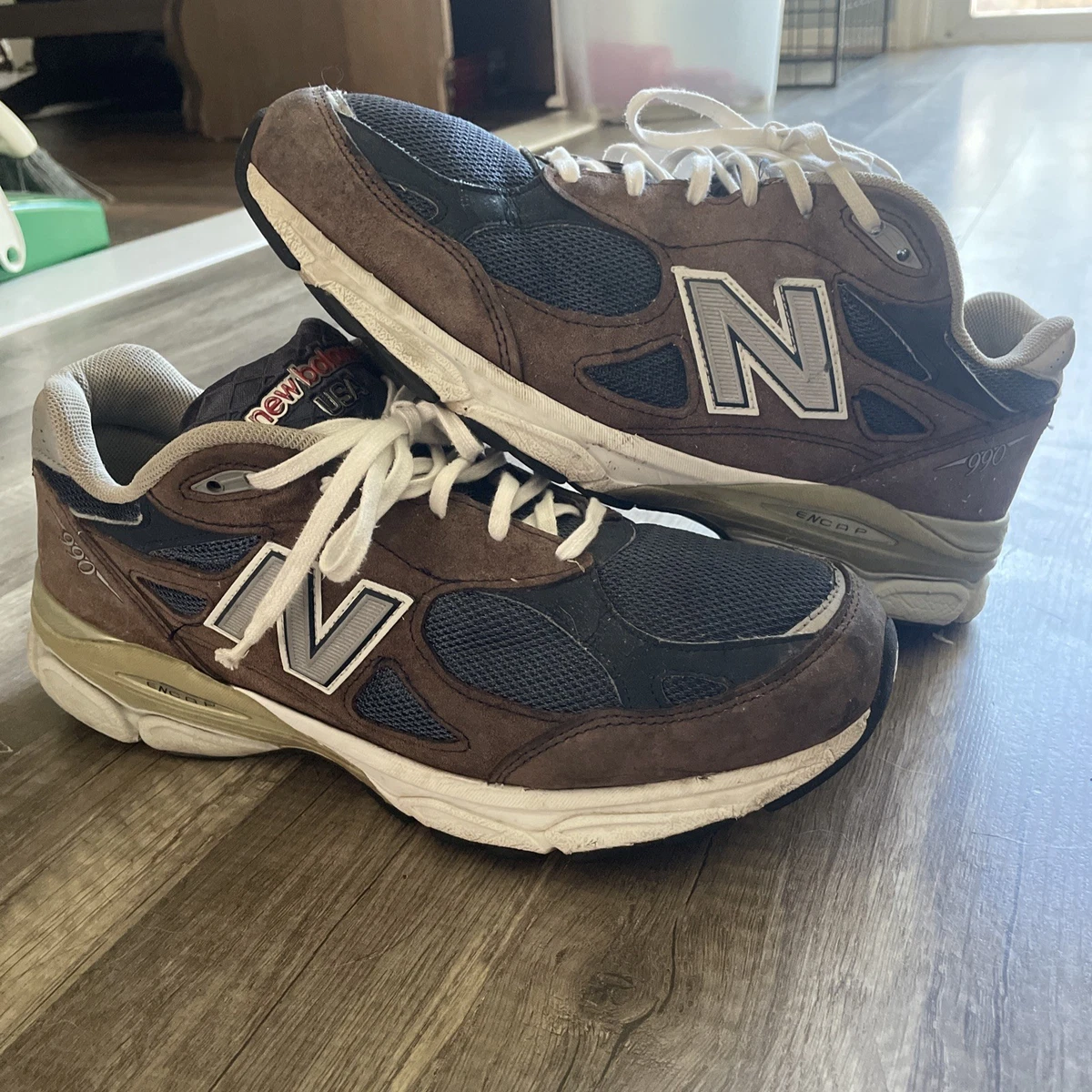 New Balance 990v3 Made In USA Grey Navy for sale | eBay