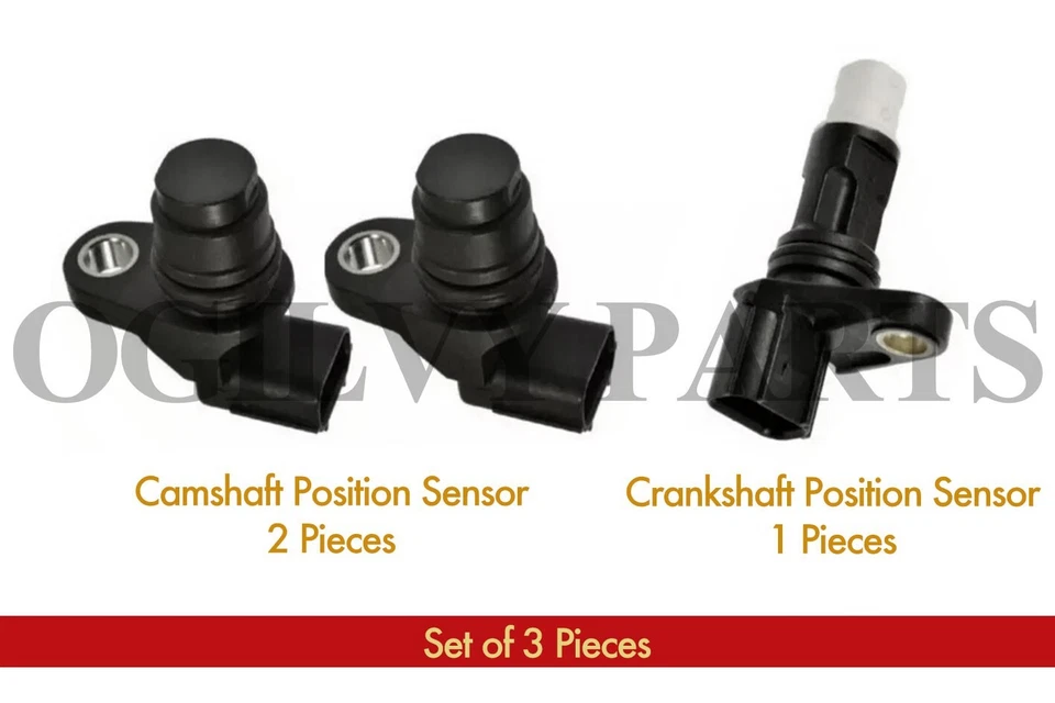Nuevo (3) Sensor de posición genuino del árbol de levas/cigüeñal para Acura Honda 08-15 2.4 Foto 3 de 4