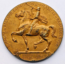 Silber Medaille Grand Prix Exposition Universelle de Bruxelles 1910, Belgien