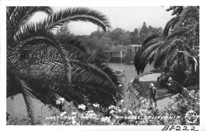 Westlake Park, Los Angeles, California 1950s OLD PHOTO