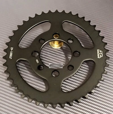Kawasaki KLX110 42 Tooth Rear Sprocket JT Sprockets Steel 42T KLX110 Z125 Pro - Image 1 of 2