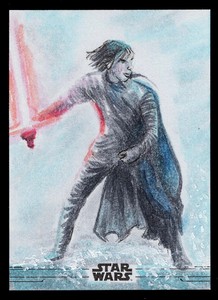 2020 Topps Star Wars Rise of Skywalker Series 2- Sketch by Frank Sansone- Ren | eBay