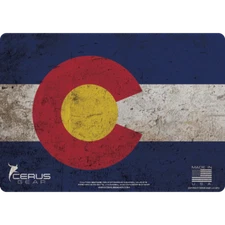 Colorado State Flag Patriot Pro Mat Handgun Gun Cleaning Bench Mat Cerus Gear 