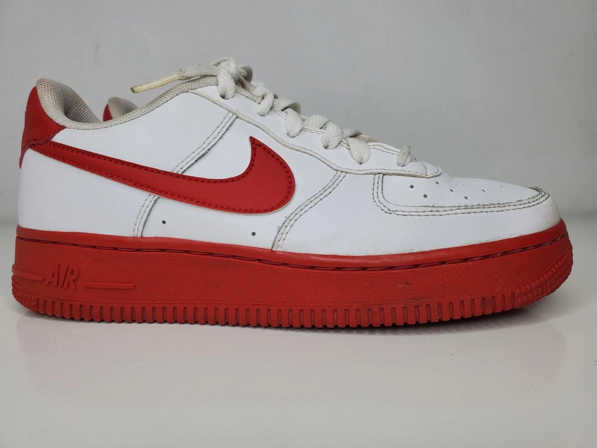Red sole cheap air force 1
