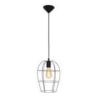 HäNgelampe Pendelleuchte Pendellampe Schwarz Industrial Wohnzimmerlampe H 160 Cm