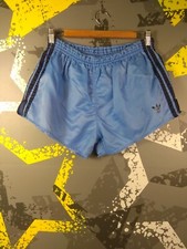 Adidas Vintage Running Football Soccer Shorts Blue West Germany Men Sz L M ig93
