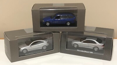 Lot 3 Promotional Mercedes Benz  S202 Wagon C240 Sportcoupe C Class Klasse 1/43