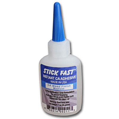 Stick Fast Yellow Stick Fast CA Wood Finish, 1 oz. Medium | eBay