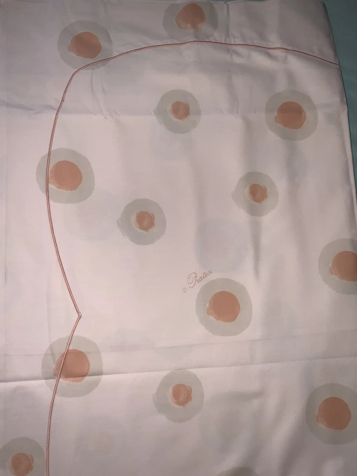 NUEVO JUEGO KING (2) ~ FUNDAS DE ALMOHADA PRATESI ~ ROSA POIS POIS ~ ORG $780 (#115) Foto 2 de 4