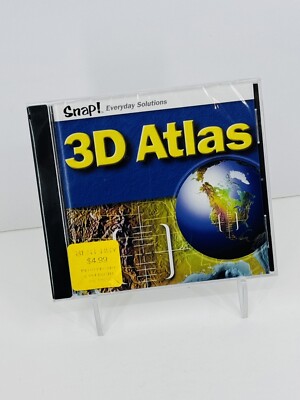 VTG 2001 Topic Ent. 3D ATLAS PC CD-ROM Software By SNAP! WINDOWS 95 98 ...