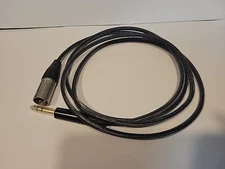 XLR Male to 1/4in TRS Male Cable - 6 Feet 