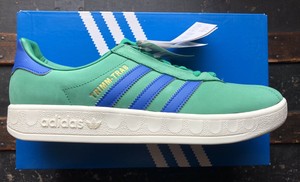 ADIDAS TRIMM TRAB BLUE GREEN \u0026 WHITE UK 9 BRAND NEW \u0026 BOXED BNWT | eBay