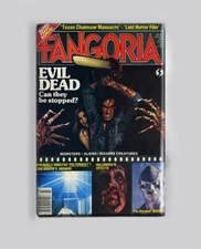 EVIL DEAD / FANGORIA MAGAZINE - 2"x3" POSTER MAGNET horror vhs