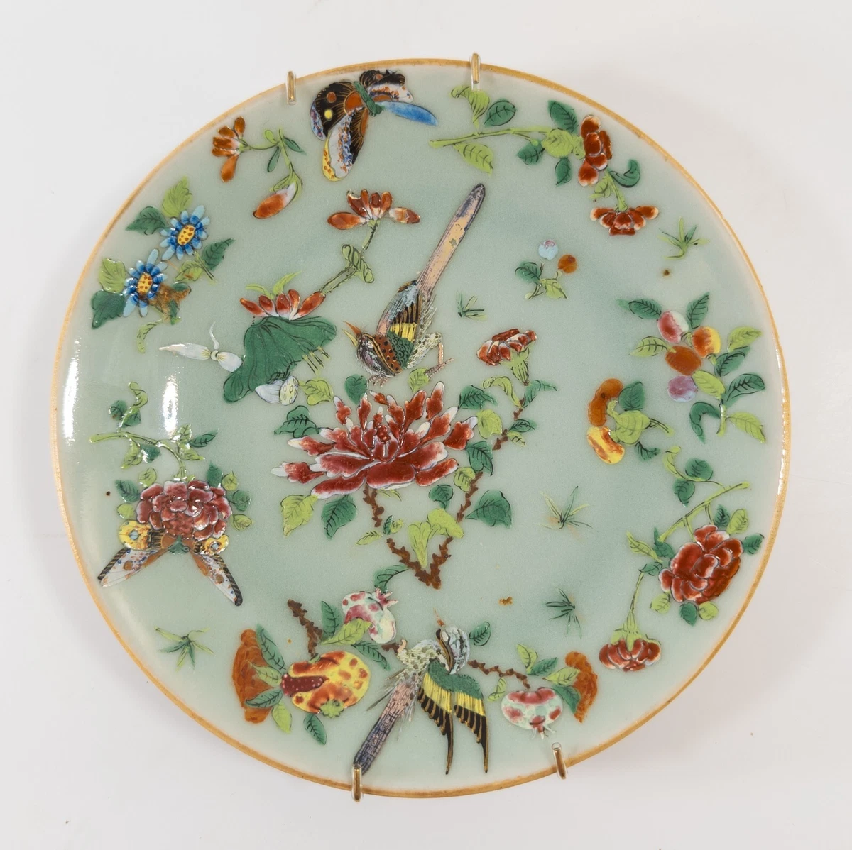 1850-1899 年绿色中国盘子| eBay