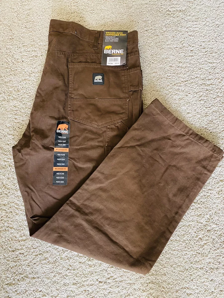 Berne washed duck store carpenter pant