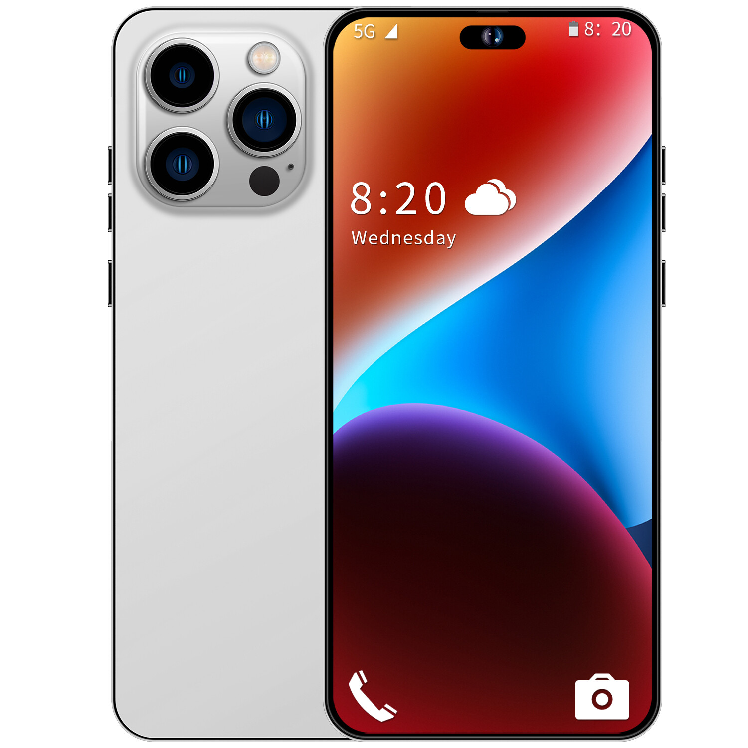 New i14 Pro Max Android 3GB+64GB 6.8" 4G Smartphone unlocked mobile