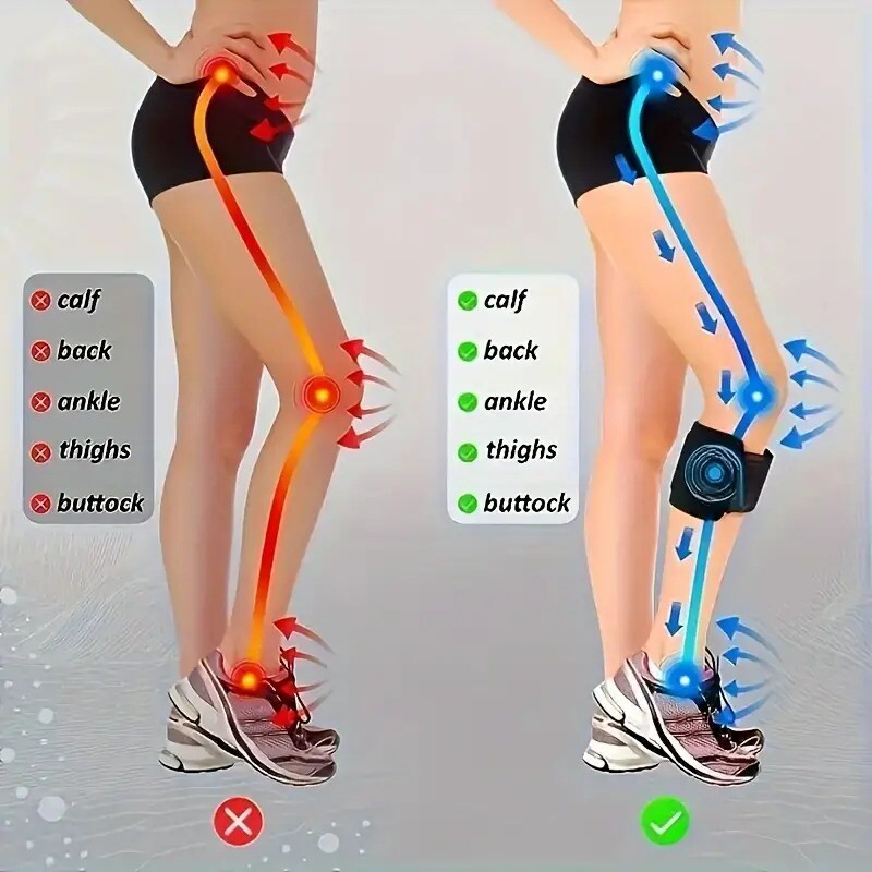 Hüftbandage Oberschenkel Ischias | Verstellbar Schmerzlinderung 23x20x3cm