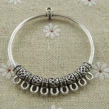 Free Ship 16 pcs tibetan silver earring connectors 56x48mm L-574