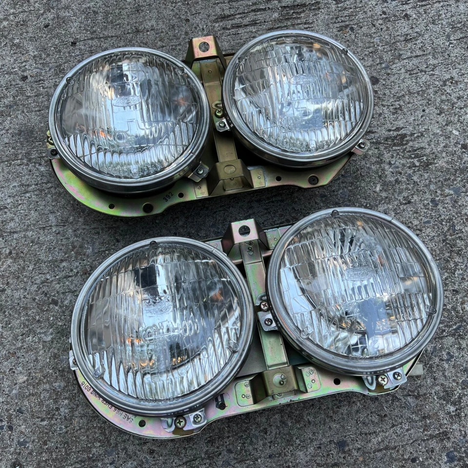Juego de faros para camioneta DATSUN 520 pieza genuina NOS JAPÓN PAR Foto 3 de 4